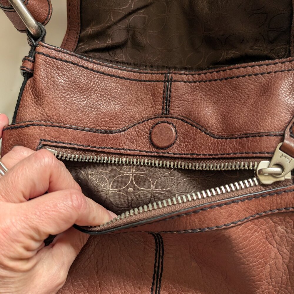 Fossil Brown Crossbody Bag - Picture 11 of 16